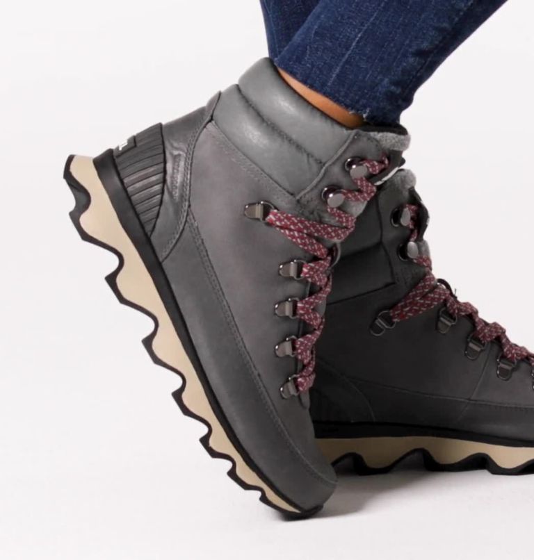 Women's Kinetic Conquest  Winter Boot, Color: Quarry, Black