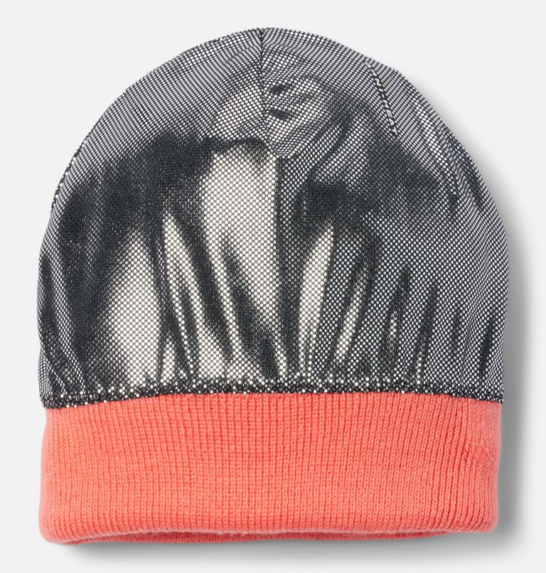 Youth Arctic Blast Heavyweight Beanie, Color: Hot Coral, image 2