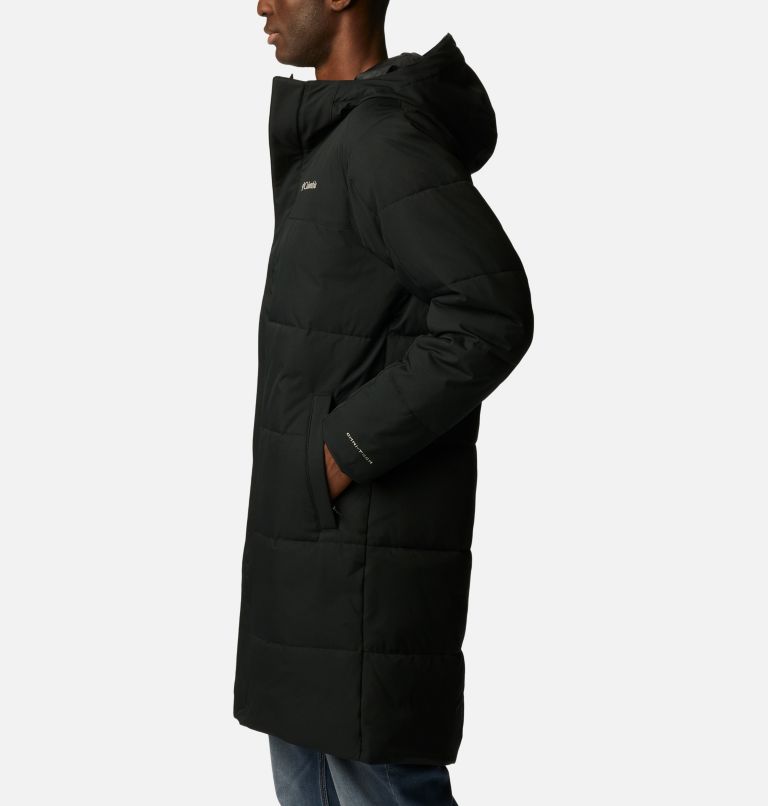 Men's Cedar Summit Long Insulated Jacket, Color: Black, image 3