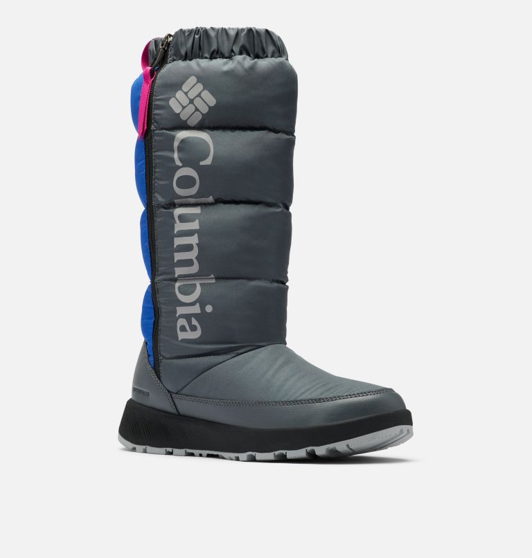 Thumbnail: Women's Paninaro Omni-Heat Tall Boot, Color: Graphite, Lapis Blue, image 2