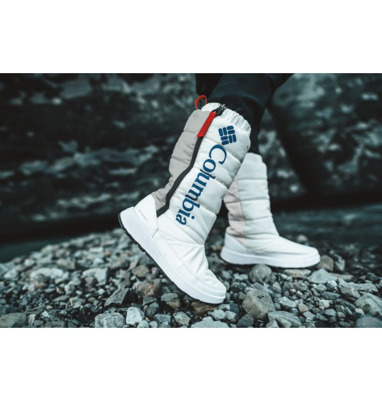 Women's Paninaro Omni-Heat Tall Boot, Color: White, Cobalt Blue, image 10