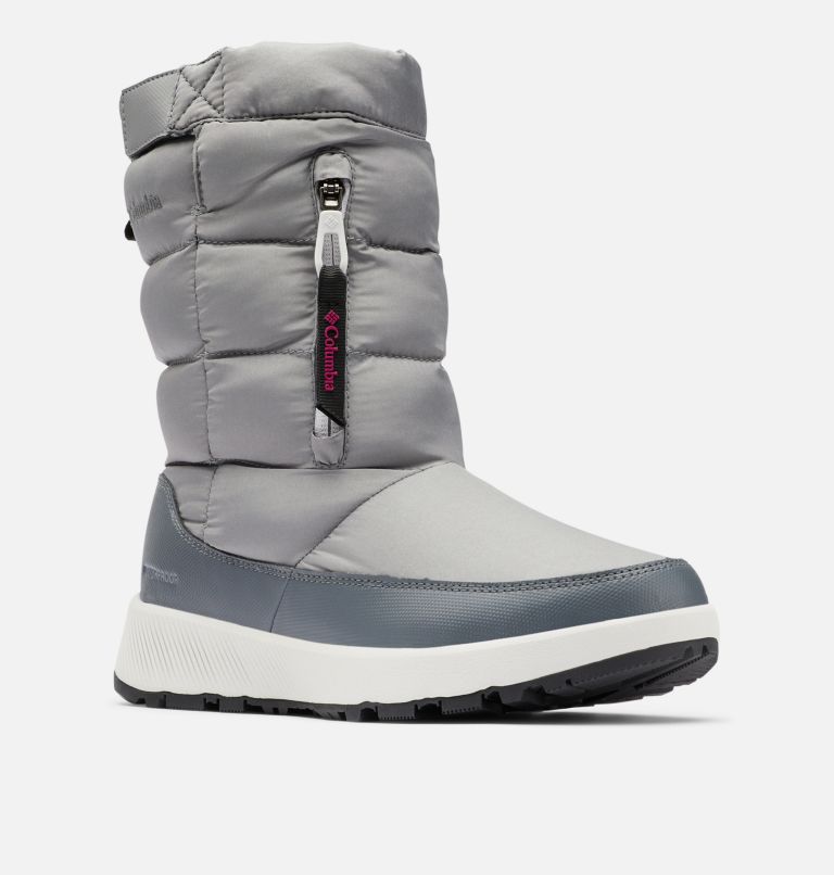 Botte à enfiler Paninaro Omni-Heat pour femme, Color: Ti Grey Steel, Dark Fuchsia, image 2