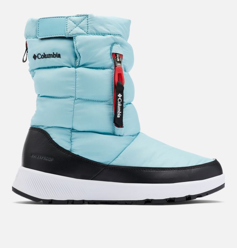 Women's Paninaro Omni-Heat Pull-On Boot, Color: Aquatint, Poppy Red, image 1