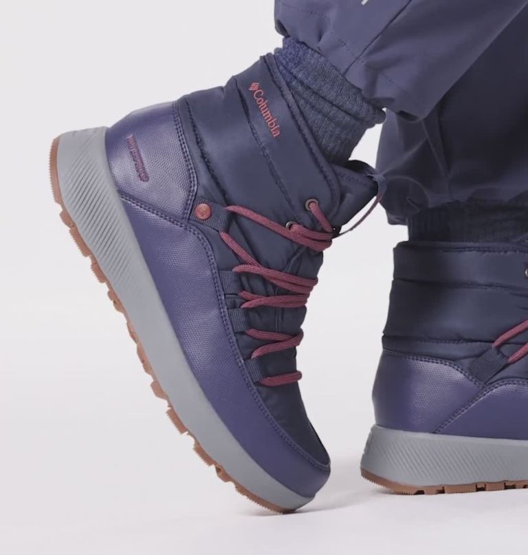 Women's Slopeside Village Omni-Heat Mid Boot, Color: Nocturnal, Beetroot