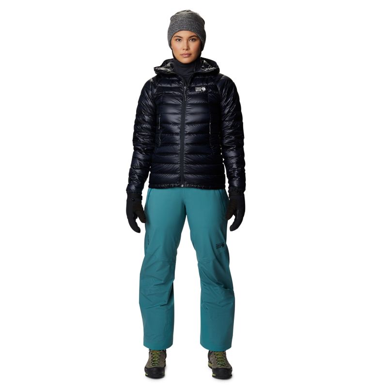 Women's Phantom Down Hooded Jacket, Color: Dark Storm, image 9