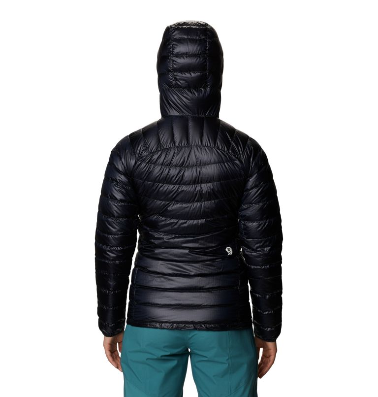 Women's Phantom Down Hooded Jacket, Color: Dark Storm, image 2