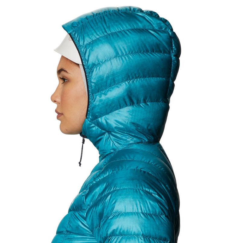 Women's Phantom Down Hooded Jacket, Color: Traverse, image 5