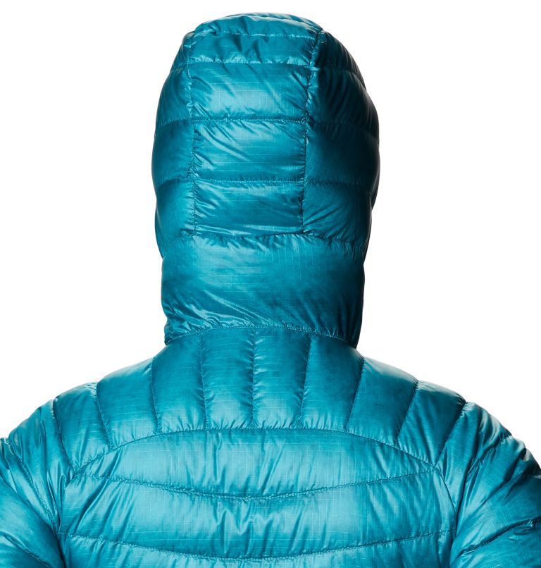 Women's Phantom Down Hooded Jacket, Color: Traverse, image 6