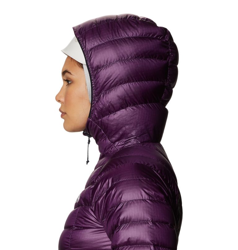 Women's Phantom Down Hooded Jacket, Color: Cosmos Purple, image 5