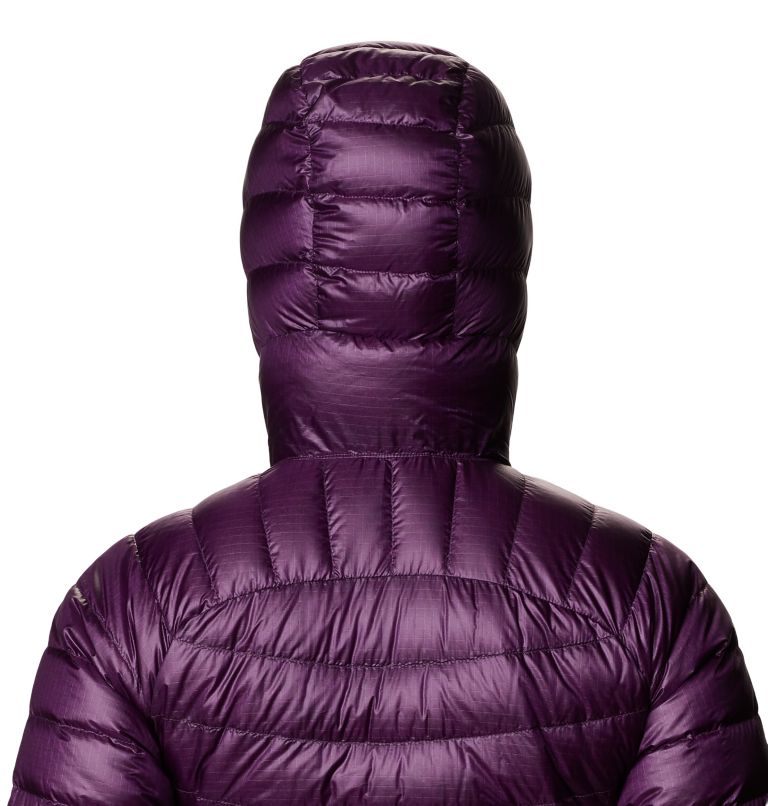 Women's Phantom Down Hooded Jacket, Color: Cosmos Purple, image 6