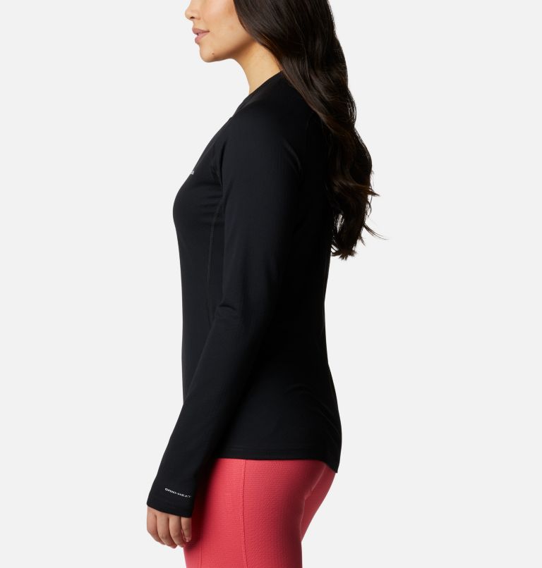 Couche de base à col rond en tricot 3D Omni-Heat II pour femme, Color: Black, image 3