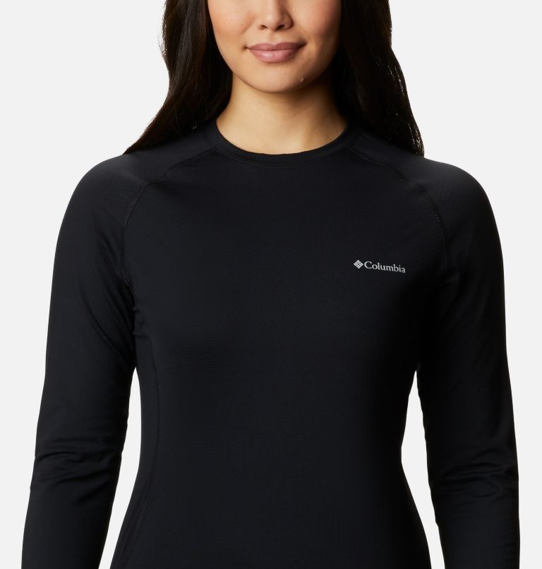 Thumbnail: Women's Omni-Heat 3D Knit Crew II Baselayer Shirt, Color: Black, image 4