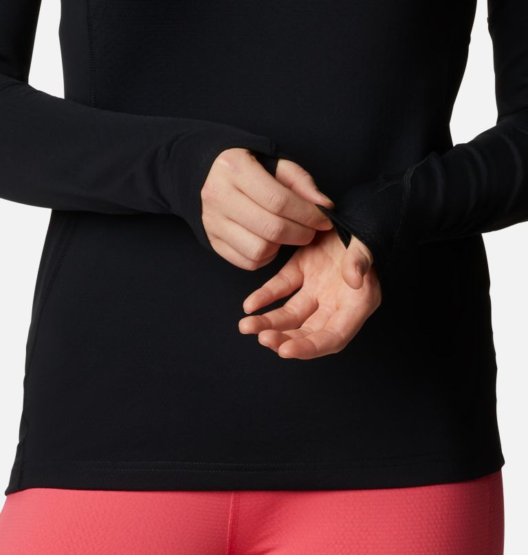 Couche de base à col rond en tricot 3D Omni-Heat II pour femme, Color: Black, image 6