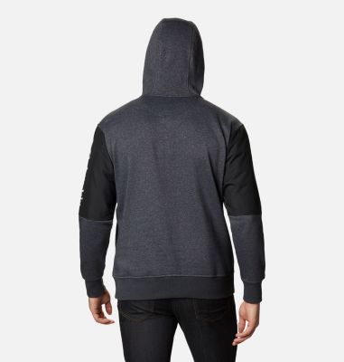 Felpa con cappuccio Minam River&trade; da uomo Minam River&trade; Hoodie | 011 | XXL, Shark Heather, Black, back