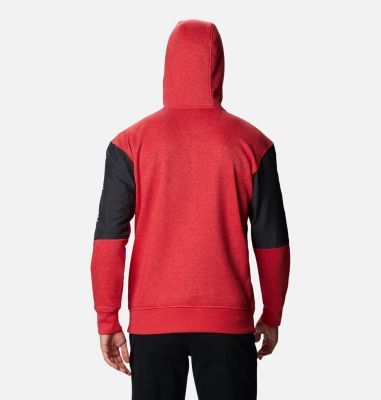 Felpa con cappuccio Minam River&trade; da uomo Minam River&trade; Hoodie | 011 | XXL, Mountain Red Heather, Shark, White, back