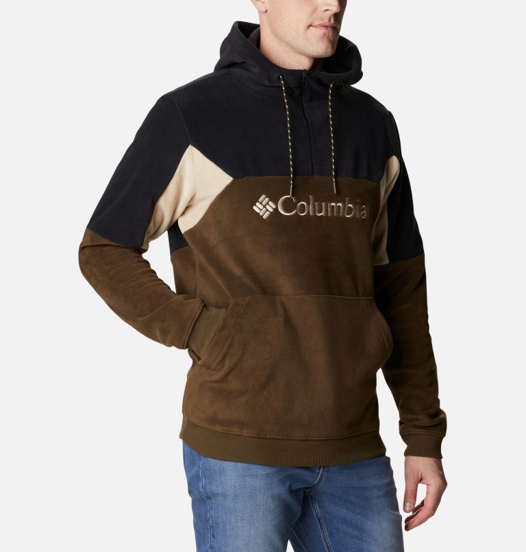 Columbia Lodge II Fleece Hoodie | 319 | S, Color: Olive Green, Black, Ancient Fossil, image 5