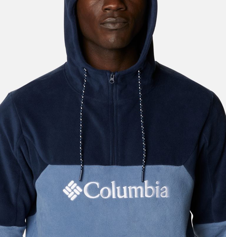 Columbia Lodge II Fleece-Hoodie für Männer, Color: Bluestone, Collegiate Navy, White, image 4