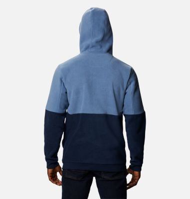 Men's Columbia Lodge&trade; II Fleece Hoodie Columbia Lodge&trade; II Fleece Hoodie | 023 | XL, Collegiate Navy, Bluestone, back