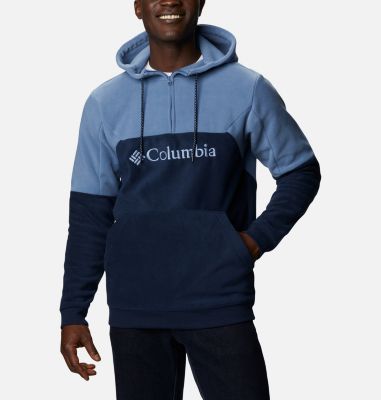Men's Columbia Lodge&trade; II Fleece Hoodie Columbia Lodge&trade; II Fleece Hoodie | 023 | XL, Collegiate Navy, Bluestone, front