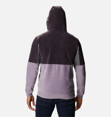 Men's Columbia Lodge&trade; II Fleece Hoodie Columbia Lodge&trade; II Fleece Hoodie | 023 | XL, Shale Purple, Dark Purple, City Grey, back