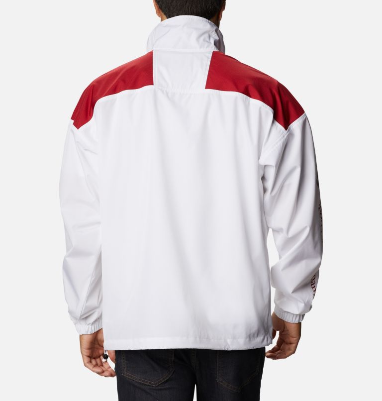 Men's Collegiate Santa Ana Anorak Jacket - Alabama, Color: ALA - White, Red Velvet, Columbia Grey, image 2