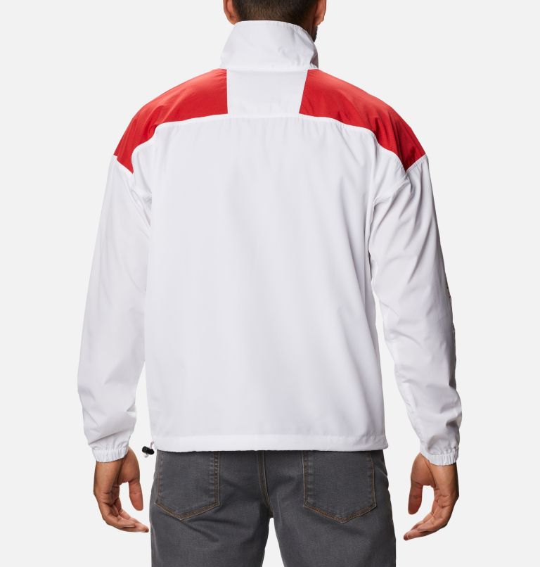 Men's Collegiate Santa Ana Anorak Jacket - Georgia, Color: UGA - White, Bright Red, Black
