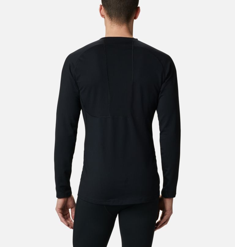 Thumbnail: Men's Omni-Heat 3D Knit Crew Baselayer Shirt, Color: Black, image 2