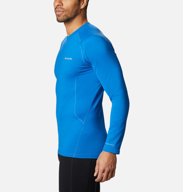 Men's Omni-Heat 3D Knit Crew Baselayer, Color: Bright Indigo, image 3