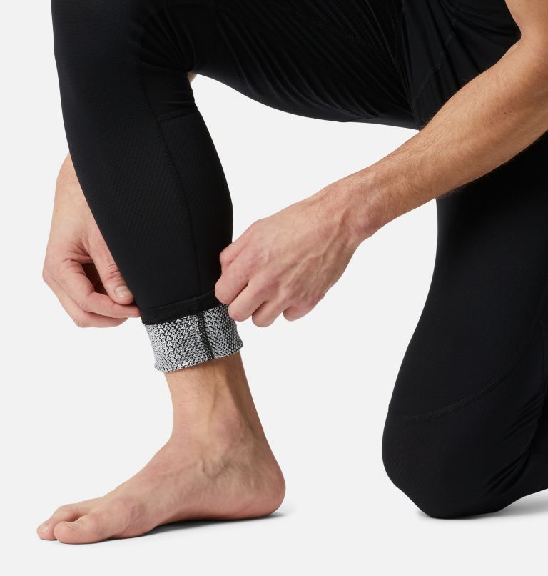 Men's Omni-Heat 3D Knit Baselayer Tights, Color: Black, image 4