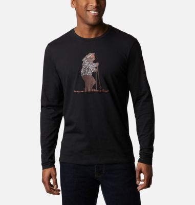 Men's Bear Springs&trade; Graphic T-Shirt Bear Springs&trade; Graphic Tee | 023 | XXL, Black Ski Day, front