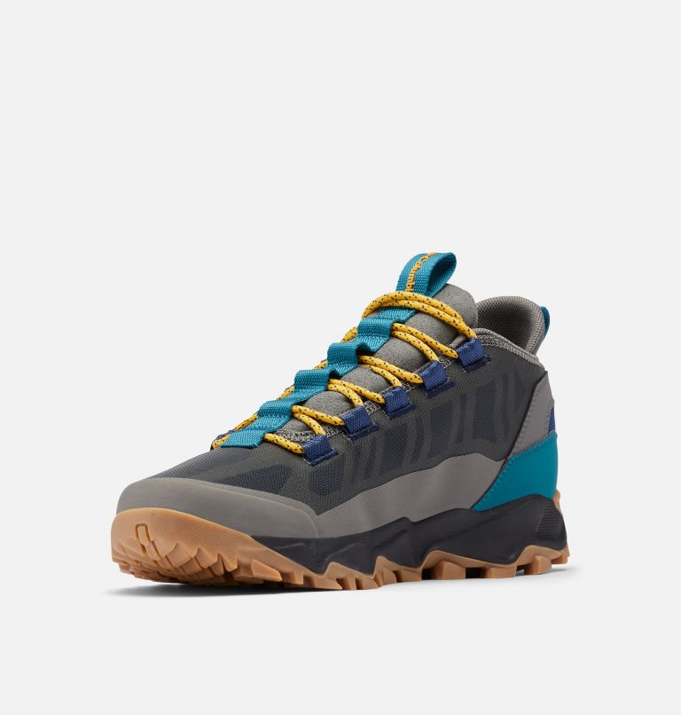 Thumbnail: Zapato de perfil bajo Flow Borough para hombre, Color: Charcoal, Golden Yellow, image 6