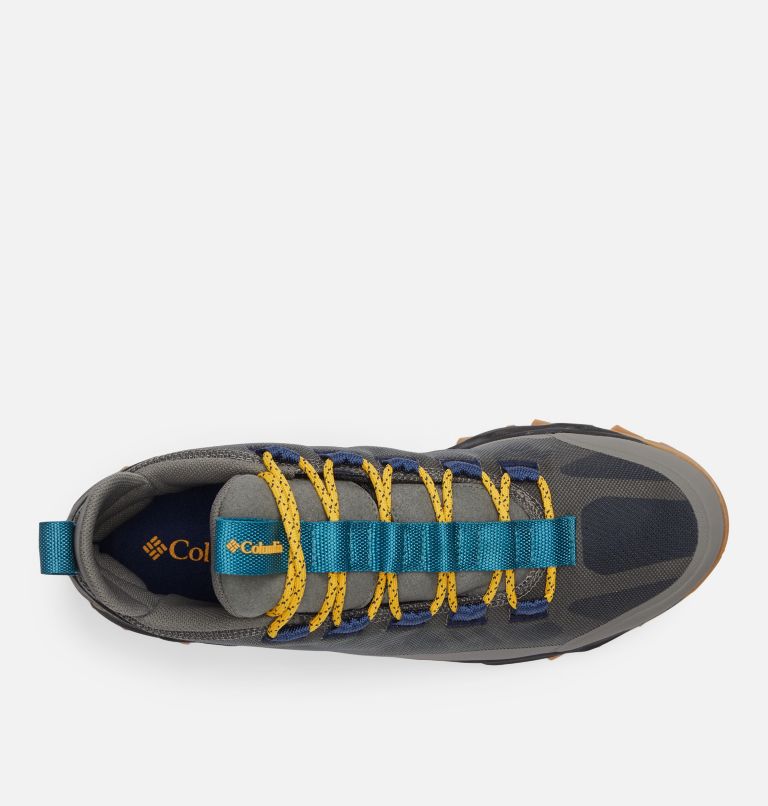 Thumbnail: Men's Flow Borough Low Shoe, Color: Charcoal, Golden Yellow, image 3