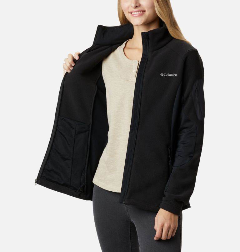 W Polar Powder Fleece FZ | 010 | M, Color: Black, image 5
