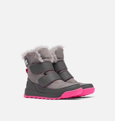 Kids' Whitney&trade; II Strap Boot CHILDRENS WHITNEY&trade; II STRAP | 010 | 10, Quarry, 3/4 front
