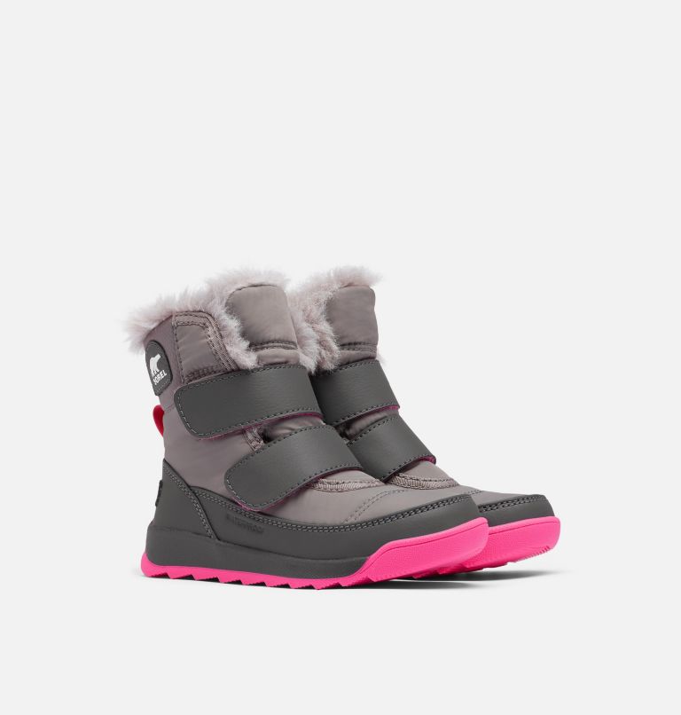 Kids' Whitney II Strap Winter Boot, Color: Quarry, image 2