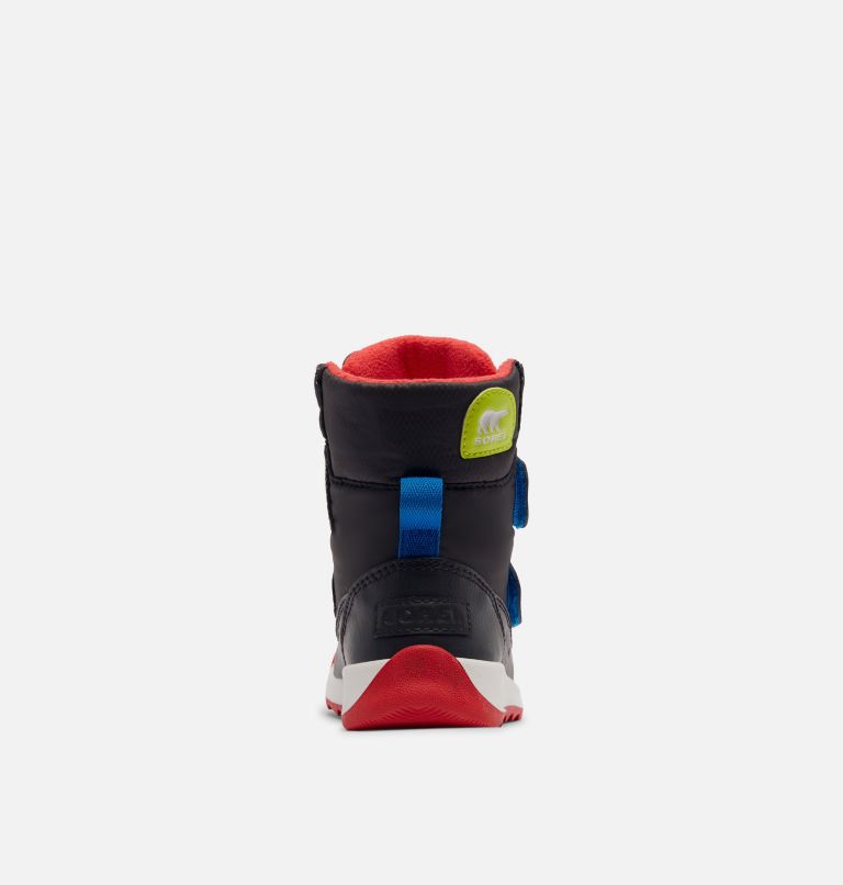 Thumbnail: Children's Whitney II Strap Boot, Color: Jet, Poppy red, image 3