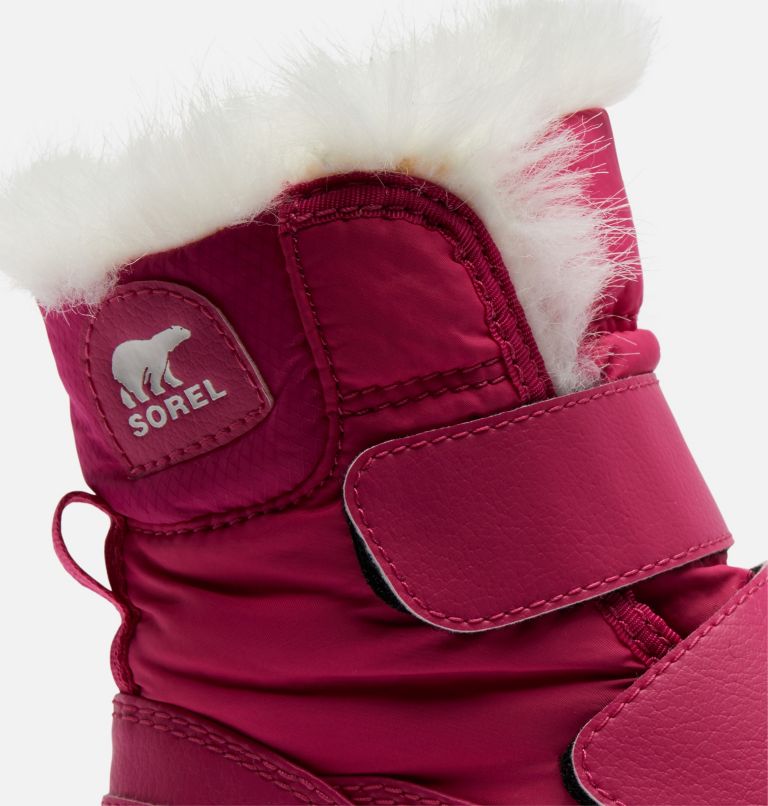 Thumbnail: Bota de invierno con correa Whitney II para niños, Color: Cactus Pink, Black, image 7