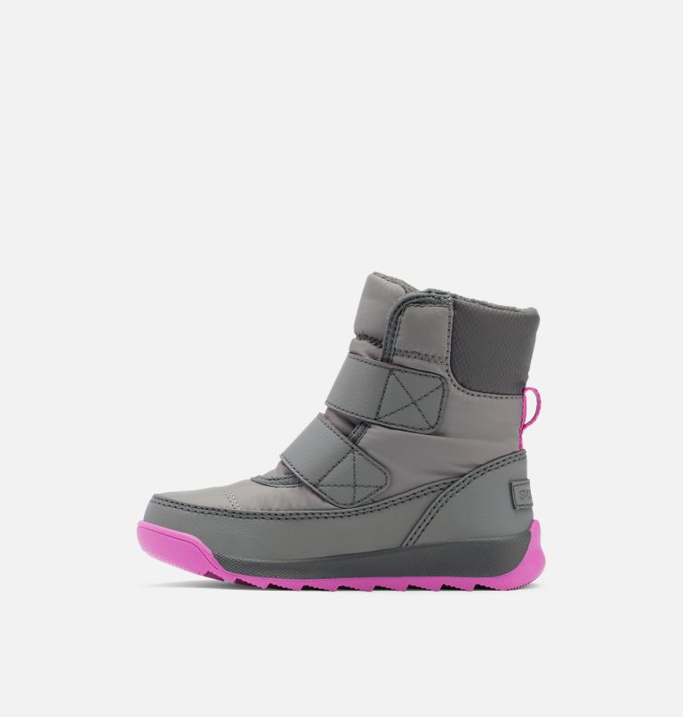 Toddler Whitney II Strap Boot, Color: Quarry, Grill, image 4