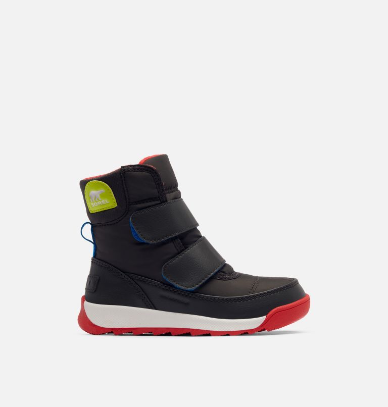 Thumbnail: Toddlers' Whitney II Strap Winter Boot, Color: Jet, Poppy red, image 1