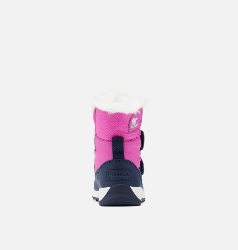 Stivali invernali con chiusura velcro Whitney II da bambino piccolo, Color: Bright Lavender, Collegiate Navy