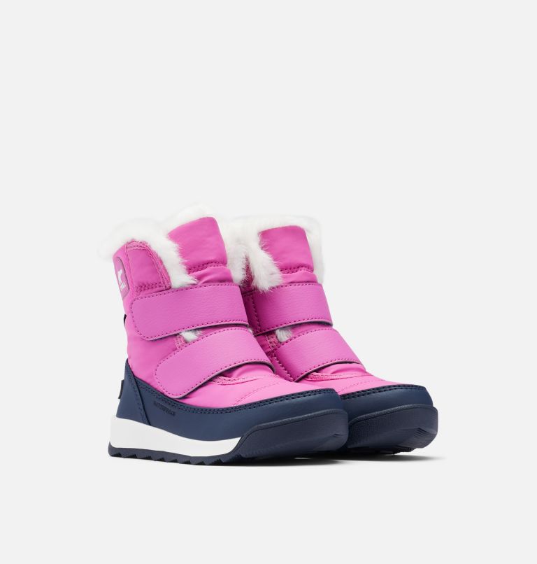 Thumbnail: Toddler Whitney II Strap Boot, Color: Bright Lavender, Collegiate Navy, image 2