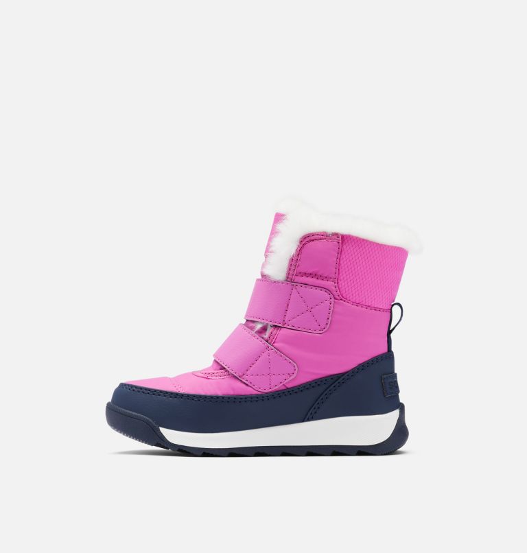 Toddlers' Whitney II Strap Winter Boot, Color: Bright Lavender, Collegiate Navy