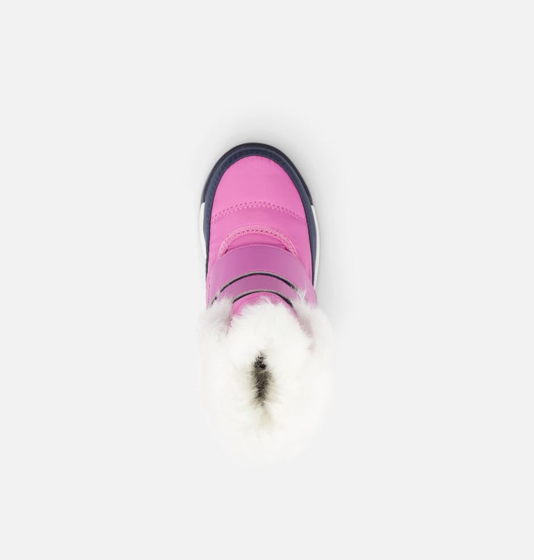 Toddlers' Whitney II Strap Winter Boot, Color: Bright Lavender, Collegiate Navy, image 5