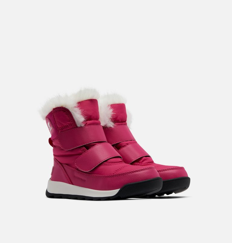 Thumbnail: Stivali invernali con chiusura velcro Whitney II da bambino piccolo, Color: Cactus Pink, Black, image 2