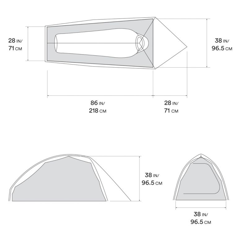 Thumbnail: Nimbus UL 1 Tent, Color: Undyed, image 10