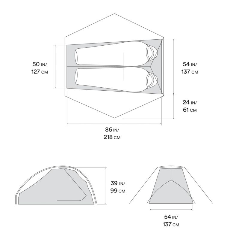 Mountain hardwear ghost 2025 ul 2 footprint