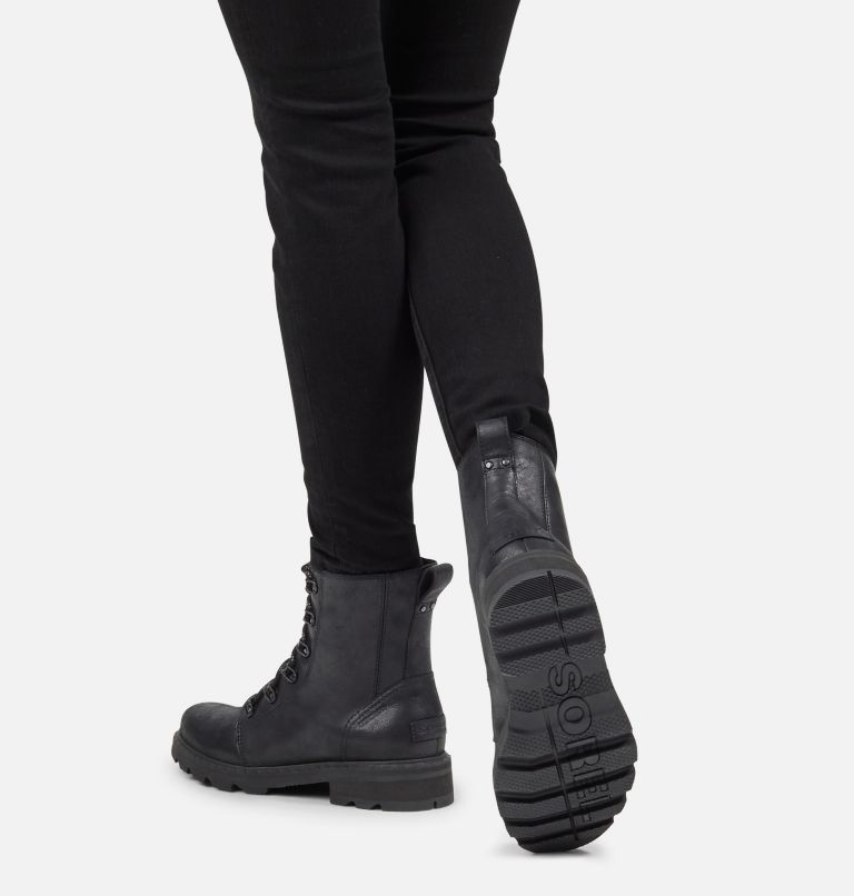 Women's Lennox Lace Waterproof Boot, Color: Black