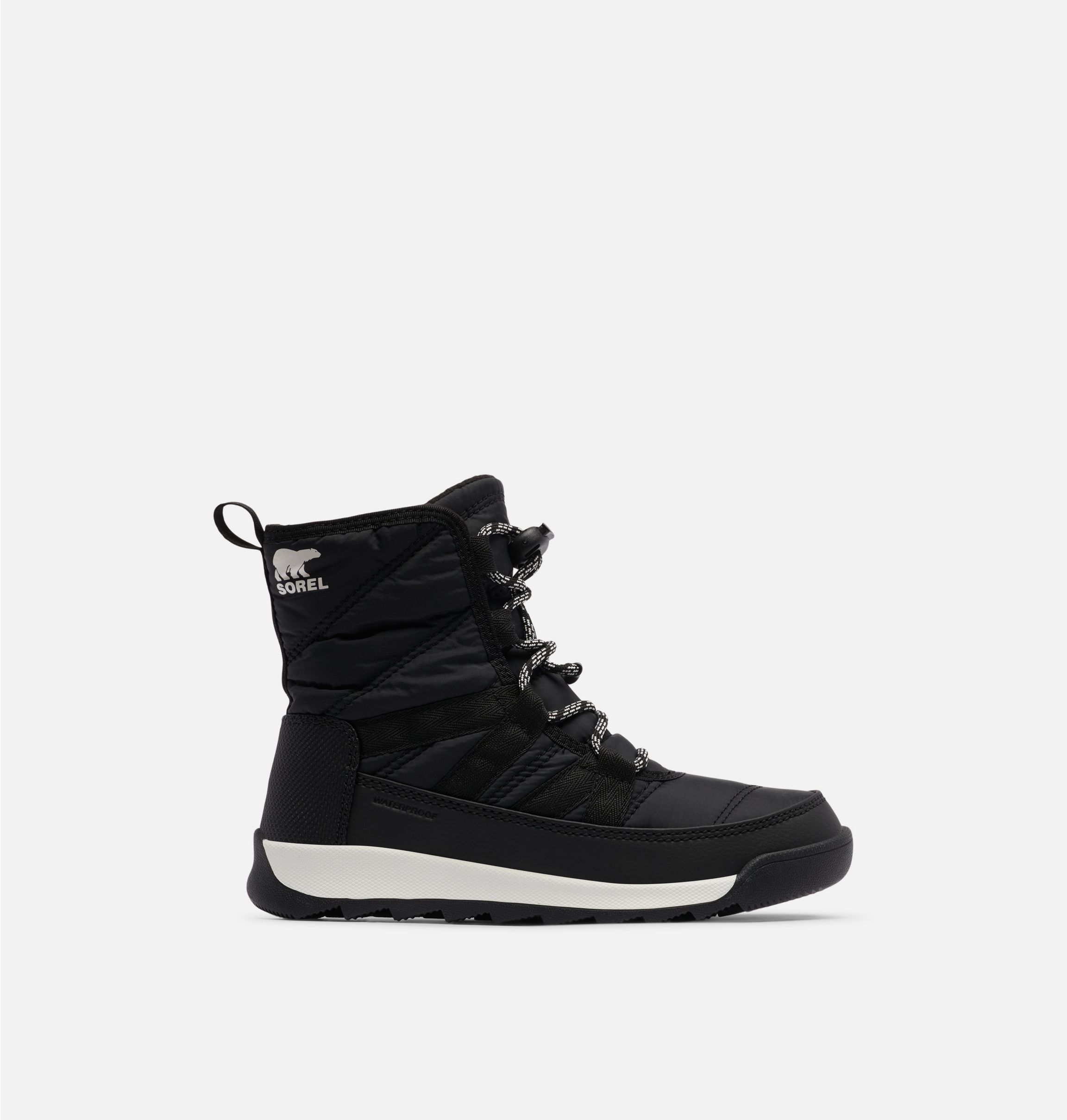 Sorel kinetic short sale lace boot black