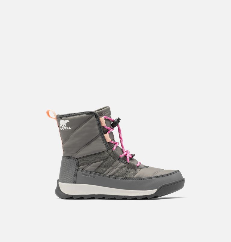 Thumbnail: Youth Whitney II Short Lace Winter Boot, Color: Quarry, Grill, image 1