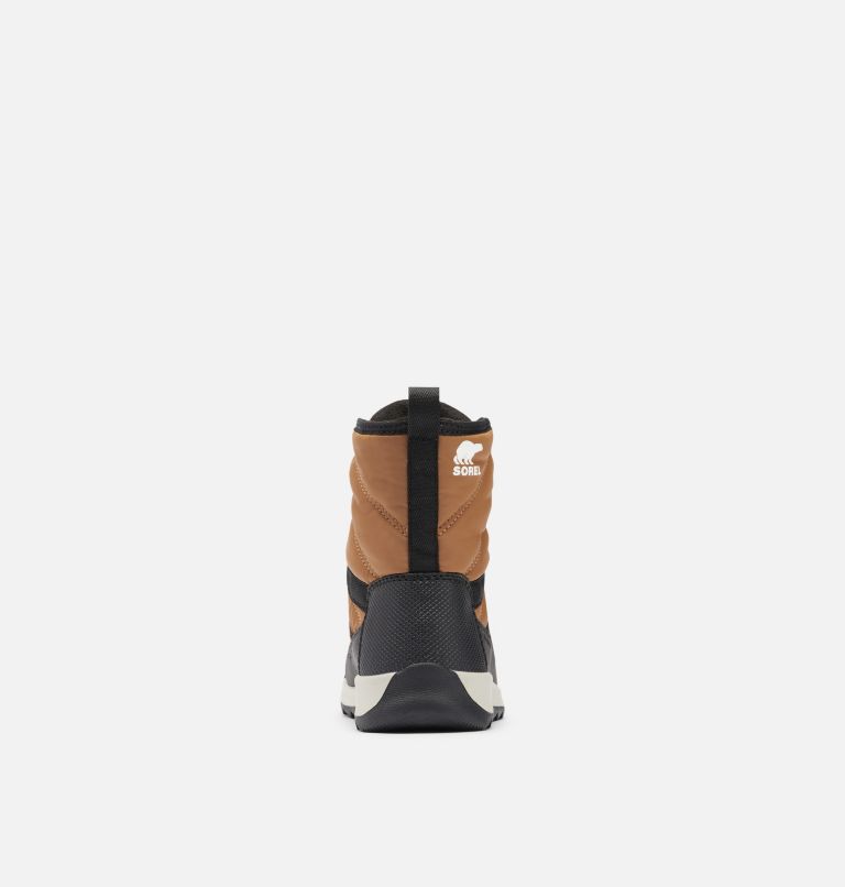 Youth Whitney II Short Lace Winter Boot, Color: Elk, Black